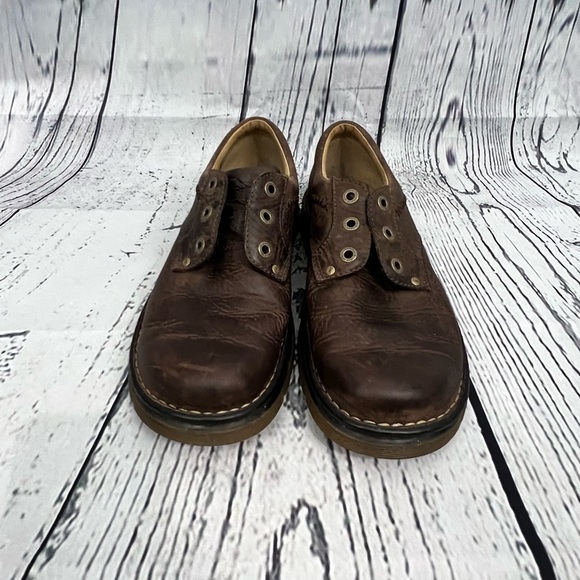 Dr. Doc Martens Men\'s Lace Up Oxford
Brown Leather Shoes 9 model 12079 main image 5